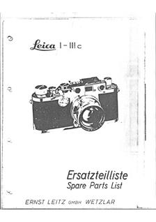 Leica 2 c manual. Camera Instructions.